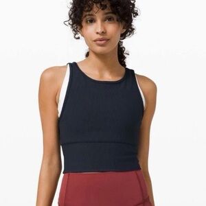 Lululemon Power Pivot Tank *Rib-True Navy-NWT